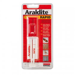 Soudal - Araldite Rapid epoxy glue syringe