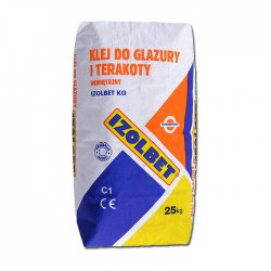 Izolbet - adhesive for the glaze and terracotta internal isolbet KG