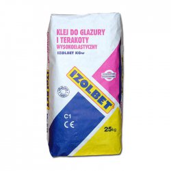 Izolbet - highly flexible adhesive for glaze and terracotta, isolbet KGw