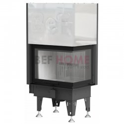 BeF - fireplace insert with a water jacket BeF Aquatic WH V 80 CP