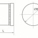 Xplo Ventilation - round canvas stub pipe