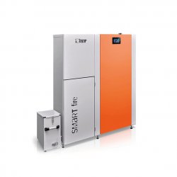 HKS Lazar - steel pellet boiler with the Exclusive SmartFire 11/15/22/31/41 package
