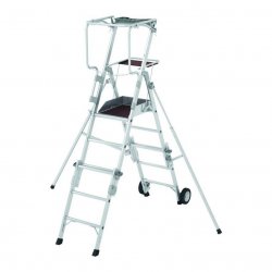 Zarges - platform ladder with adjustable height Zap Teleneo S